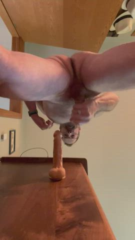 anal anal play ass cock daddy dildo gay male masturbation masturbating gif