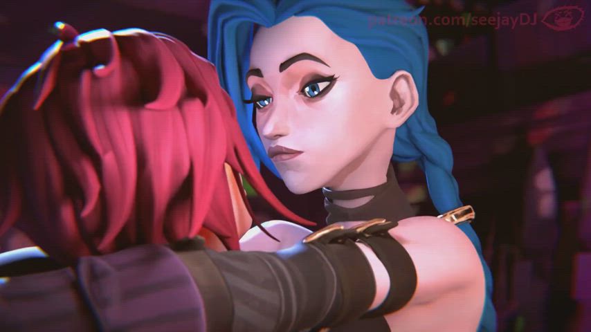 fingering league of legends porn lesbian gif