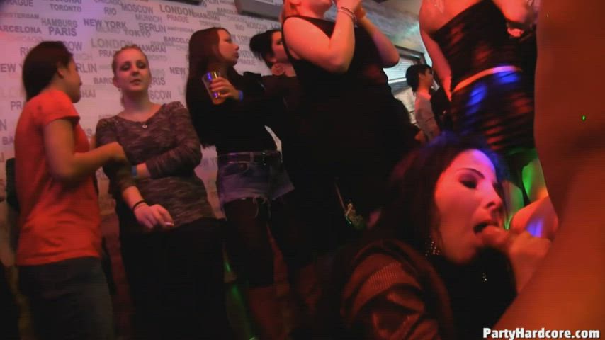 Public Party Cumshots