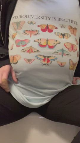 neurodiversity is beautiful, and so arent my tits!