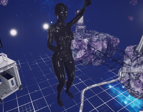 3D Model Monster Girl gif