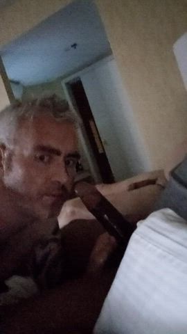 BBC Blowjob Interracial gif