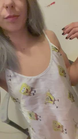 Would you put my small tits in your mouth