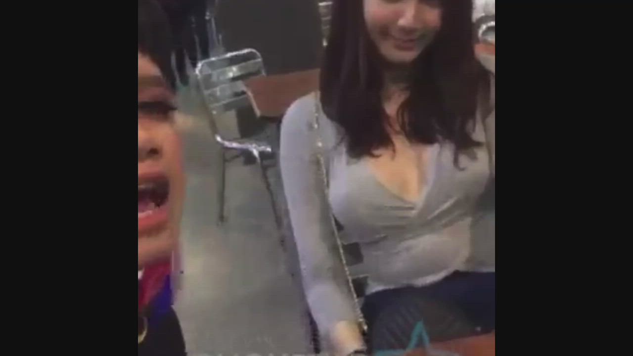 She was not Happy to have Her Titty Pulled Put