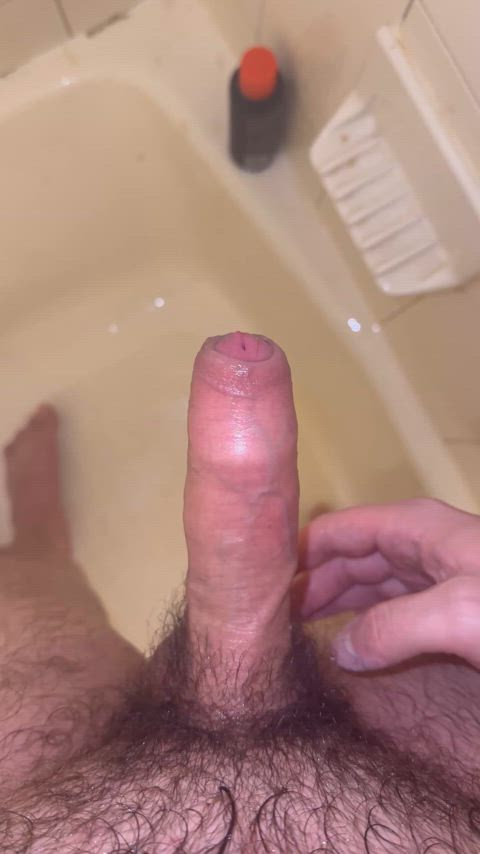 foreskin precum uncut gif