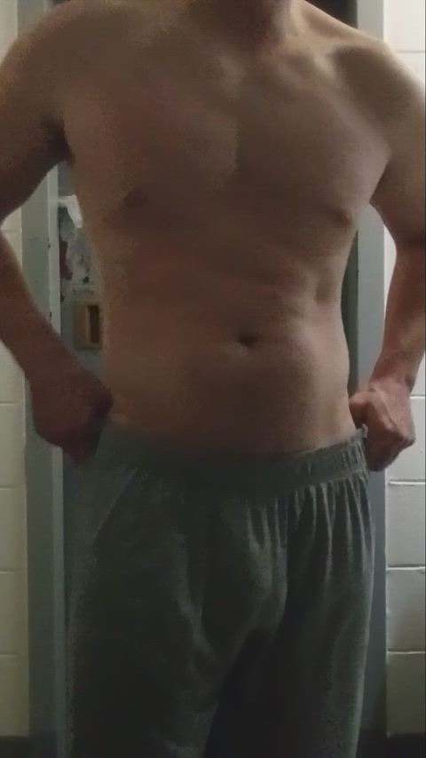 bwc big dick muscles gif