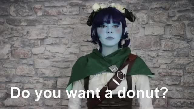 Do you want a doughnut from my bag?