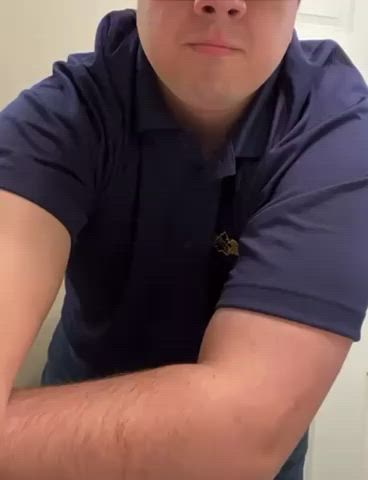 dominant gay spit gif