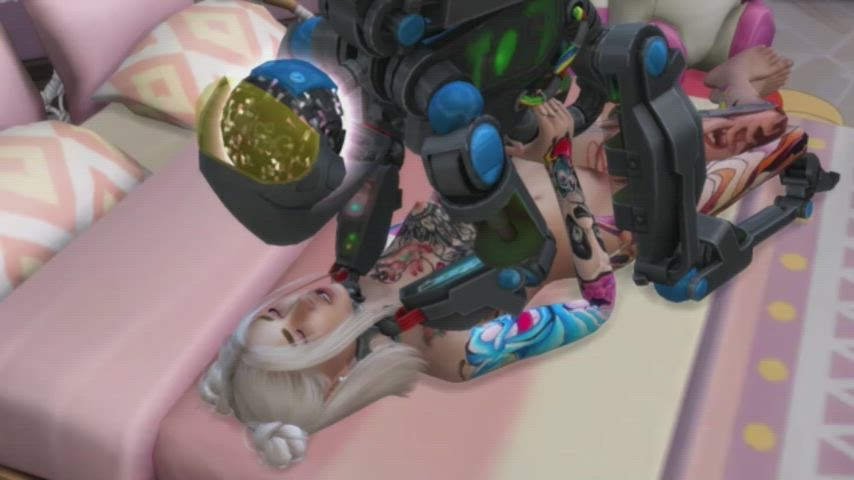 Dixie and Sexbot 10101 have some rough sex