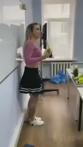 big dick blonde sucking gif