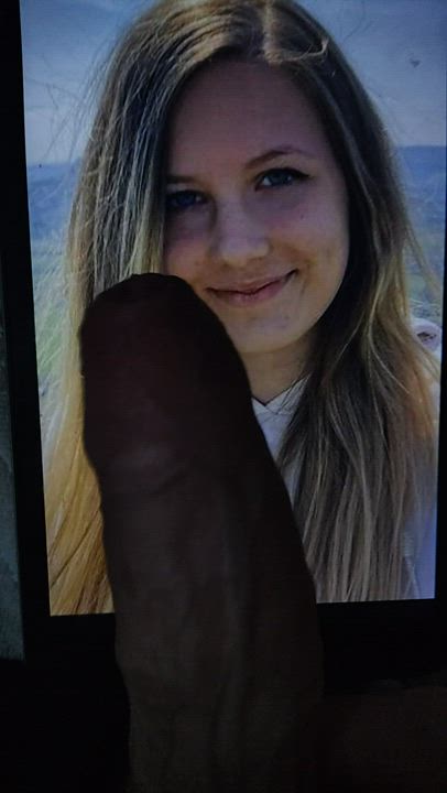 Cum Tribute all over her face