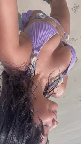 Big Tits Indian Bikini babe Natural Tits