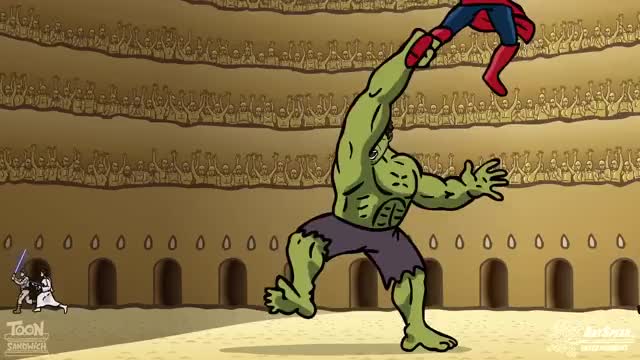 SUPER-HERO-BOWL! - TOON SANDWICH