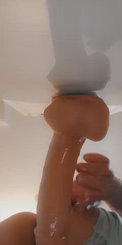 Anal Play Bisexual Dildo gif
