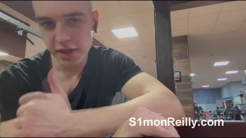 dirty talk gay gym locker room muscles outdoor public role play twink gif