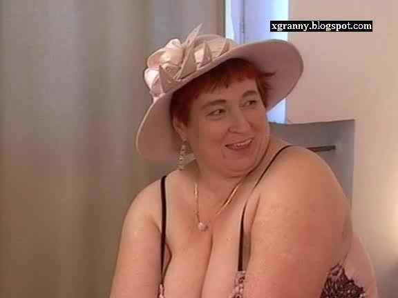 Fat grandma bandged by 2 guys