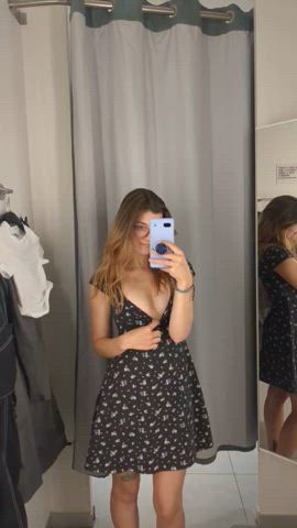 amateur ass booty fitting room pussy gif