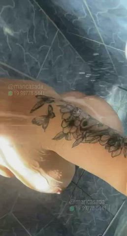 Bath Female Hotwife gif