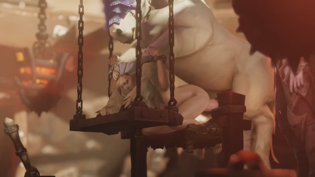 *Warning Beastality* Jaina Proudmoore gets fucked by a horse (Zmsfm) [World of Warcraft]