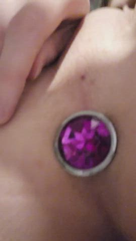 Butt Plug Femboy Object Insertion gif