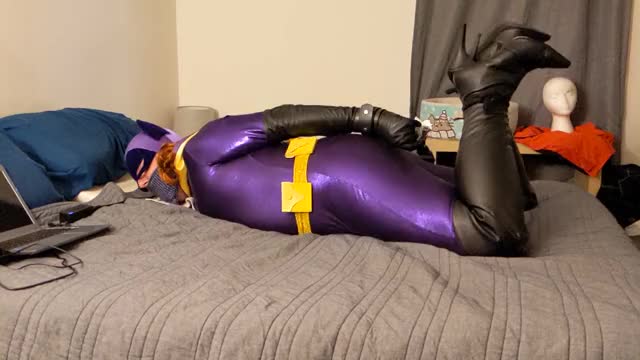 Batgirl Hogtied