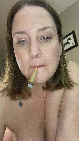 Riding Sex Smoking gif