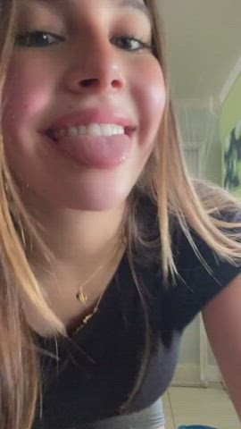 latina teen tiktok gif