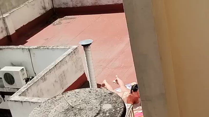 ass bikini boobs milf outdoor public spy spy cam thick tits gif
