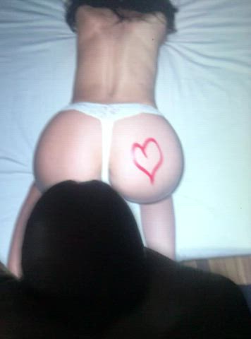 amateur ass cumshot gif