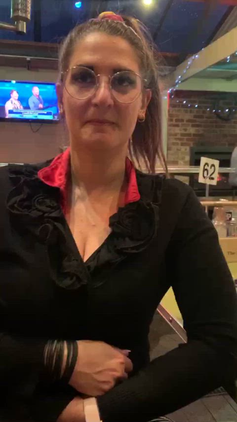 Titty Flashing in the bar