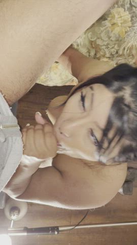 Giving strangers head always leaves me craving more cum