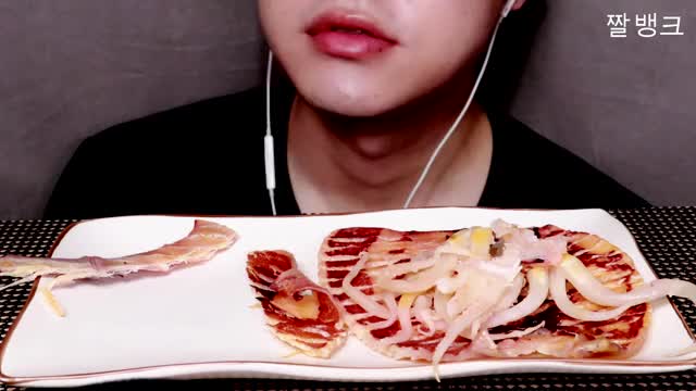 식삼_버터구이 오징어포(산낙지 친구) 리얼사운드 먹방-4