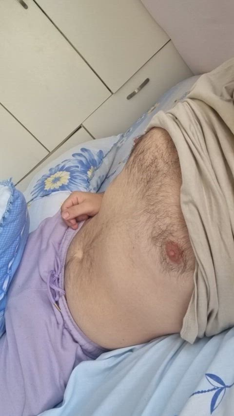 gay hair hairy nipple play nipples gif
