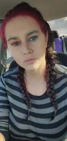Areolas Big Nipples Big Tits Boobs Bouncing Bouncing Tits Car Erect Nipples Exhibitionism
