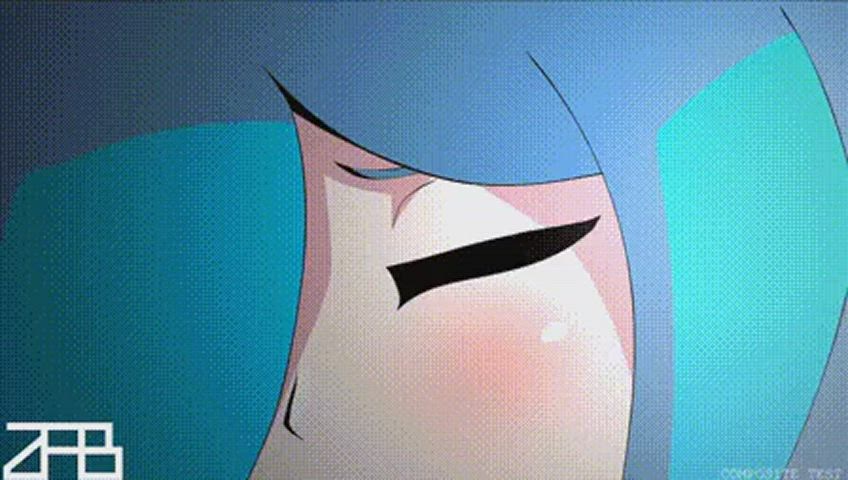 animation blue lesbian gif