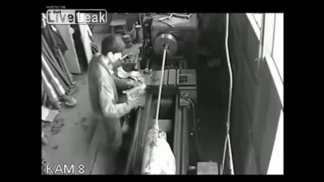 industrial lathe accident
