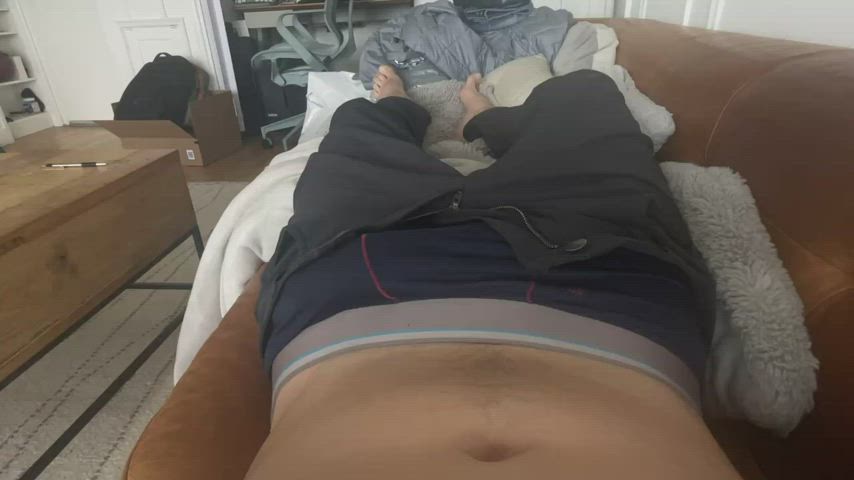 bwc big dick jerk off gif