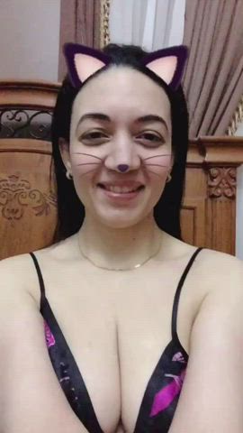 asian aunt big tits desi milf gif