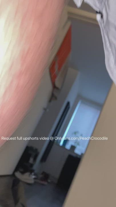Cock Gay Legs Shorts Spy Upskirt Voyeur gif