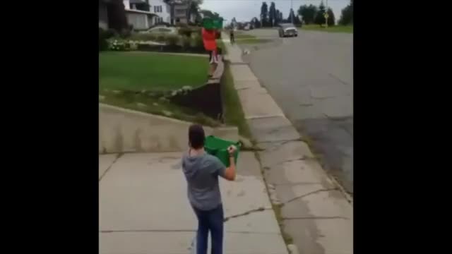 what kinda daredevil cant handle a little water?
