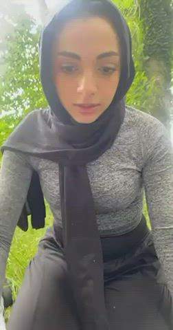 blowjob deepthroat hijab gif
