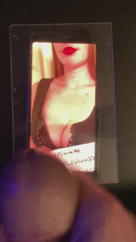 I couldn't wait to unload on u/RedWhore23's slutty dress