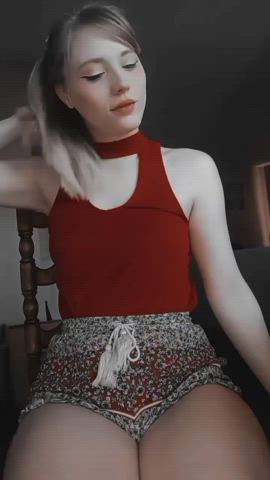 Blonde Clothed Cute gif