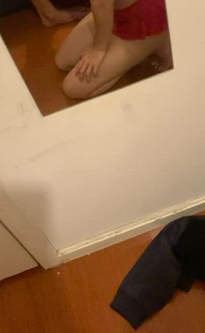 Asian Blowjob Deepthroat Gagging Lingerie Teen gif