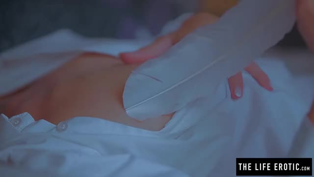 horny girl masturbating with feather 2812020 1