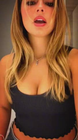 blonde blowjob dancing tiktok gif