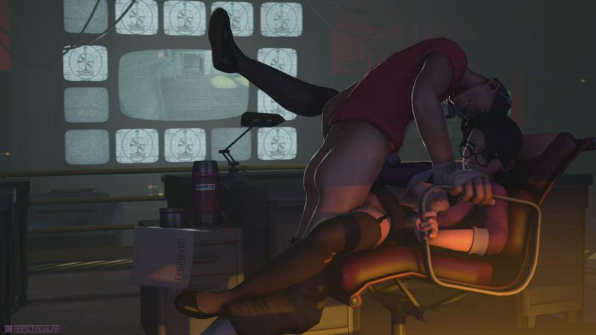 Miss Pauling x Scout (Rapetacular)