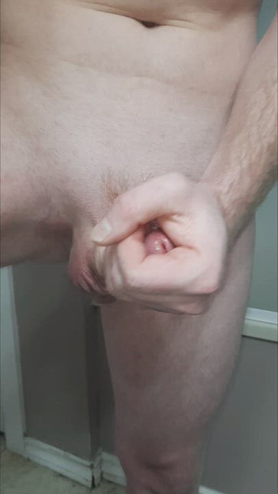 Having a hard time sleeping so I guess I'll play with myself (m)