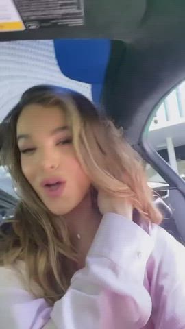 Bikini Cleavage Hailee Steinfeld gif