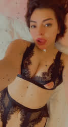 Babe Lingerie White Girl gif